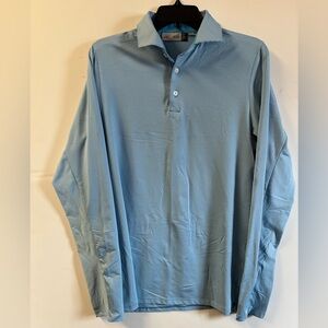 Kjus Golf Long Sleeve Polo, Men’s M